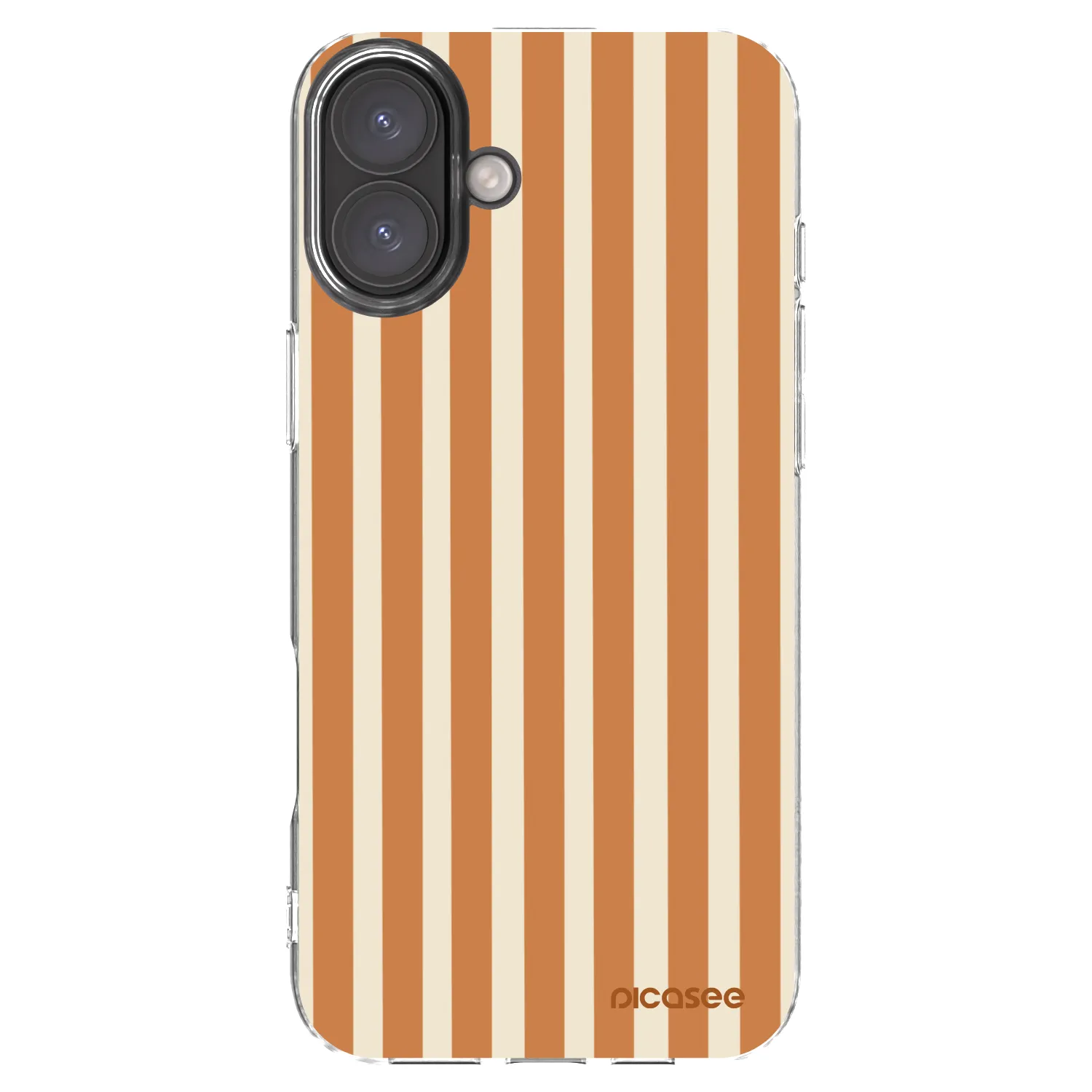 Picasee διαφανής θήκη σιλικόνης Apple iPhone 16 Plus - Orange lines