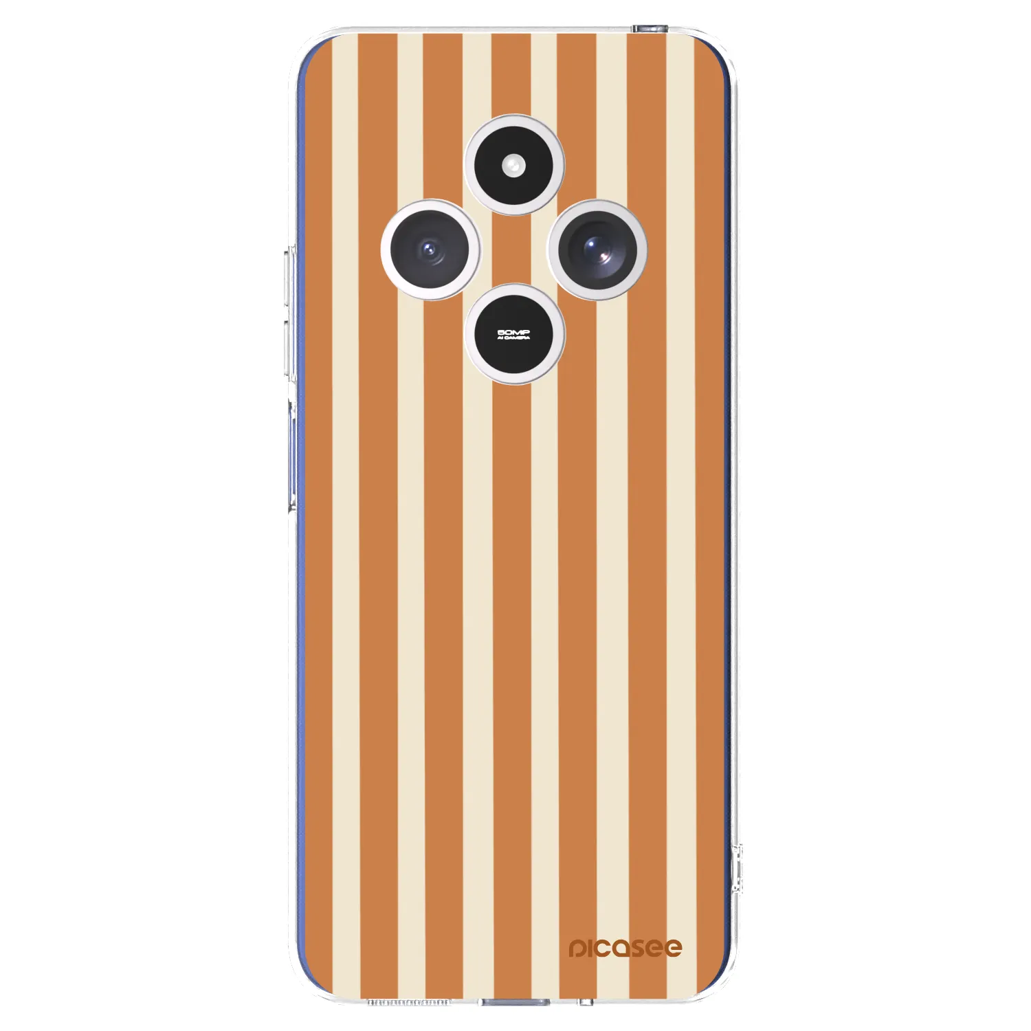 Picasee διαφανής θήκη σιλικόνης Xiaomi Redmi 14C - Orange lines