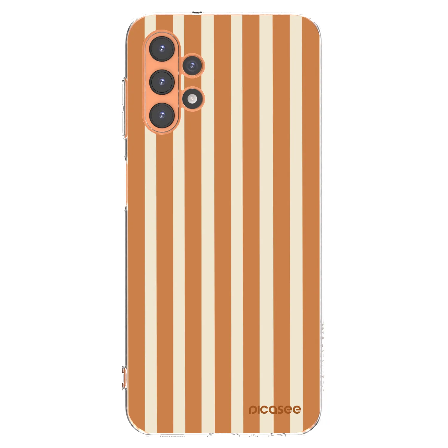 Picasee διαφανής θήκη σιλικόνης Samsung Galaxy A13 5G - Orange lines