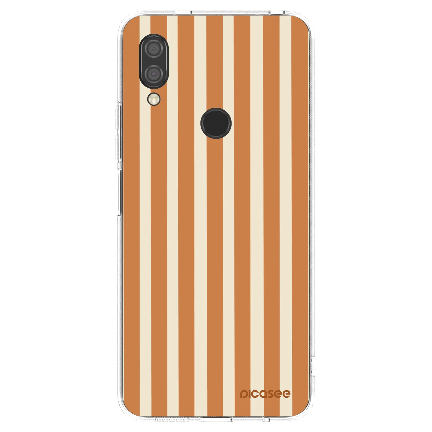 Picasee διαφανής θήκη σιλικόνης Xiaomi Redmi 7 - Orange lines