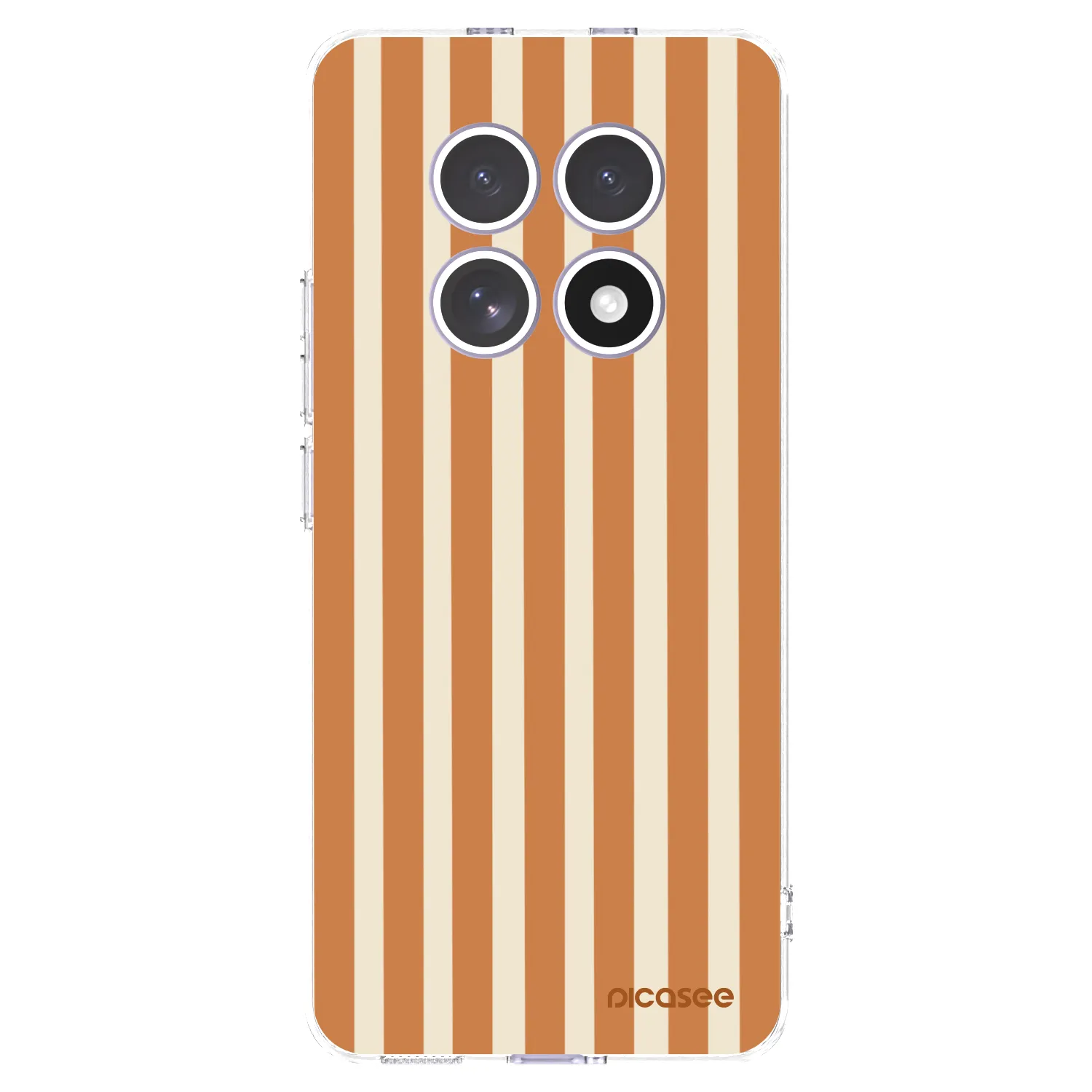 Picasee διαφανής θήκη σιλικόνης Xiaomi Redmi Note 15 4G - Orange lines