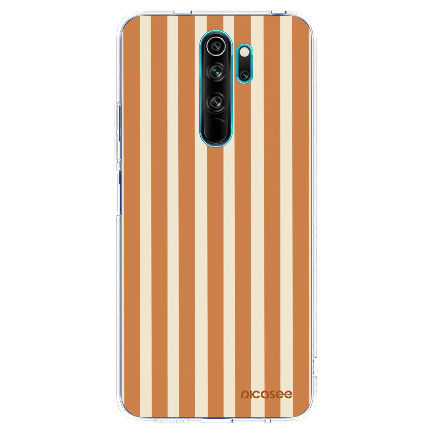 Picasee διαφανής θήκη σιλικόνης Xiaomi Redmi Note 8 Pro - Orange lines