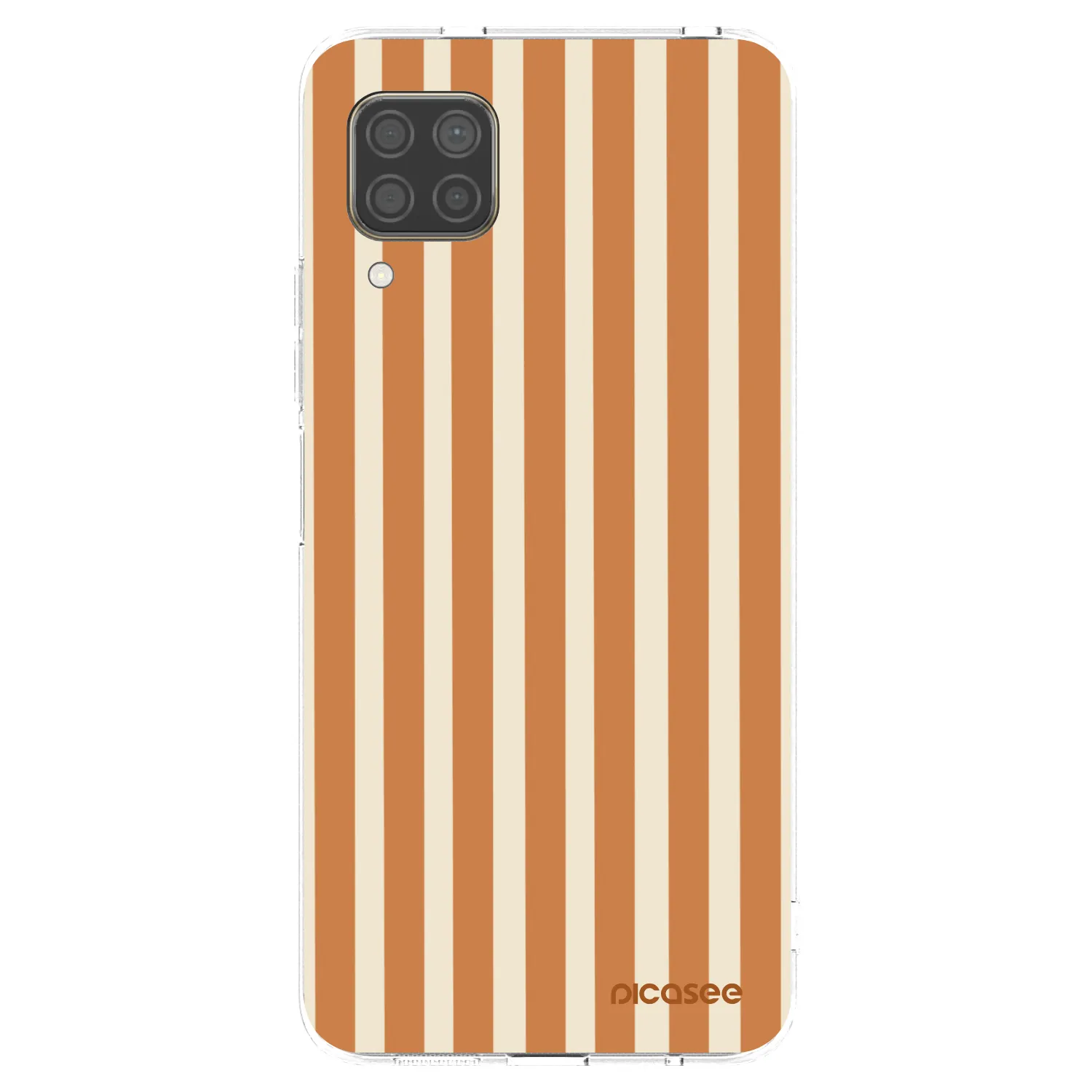 Picasee διαφανής θήκη σιλικόνης Huawei P40 Lite - Orange lines