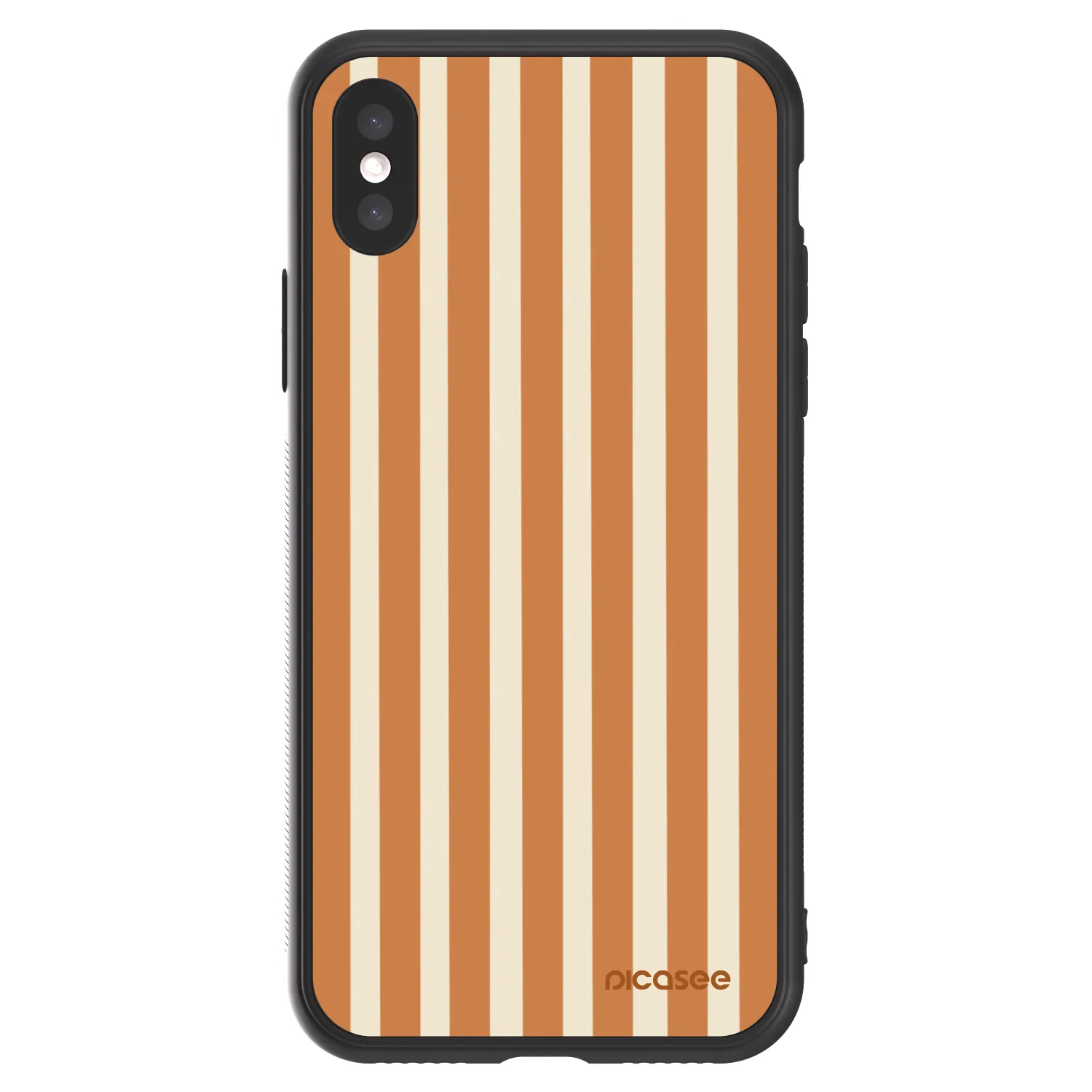 Picasee ULTIMATE CASE για Apple iPhone X/XS - Orange lines