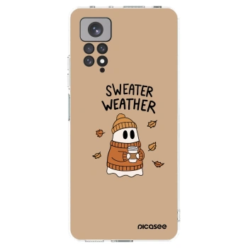 Picasee διαφανής θήκη σιλικόνης Xiaomi Redmi Note 11 - Sweater ghost