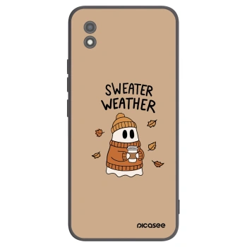 Picasee Μαύρη θήκη σιλικόνης για Realme C11 (2021) - Sweater ghost