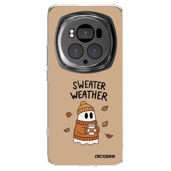 Picasee διαφανής θήκη σιλικόνης Honor Magic6 Pro - Sweater ghost