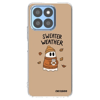 Picasee διαφανής θήκη σιλικόνης Honor X8c - Sweater ghost