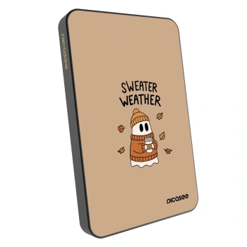 Powerbank με MagSafe 5 000 mAh Γκρί - Sweater ghost