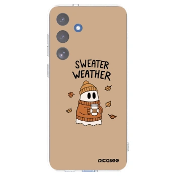 Picasee διαφανής θήκη σιλικόνης Samsung Galaxy S25 FE 5G - Sweater ghost