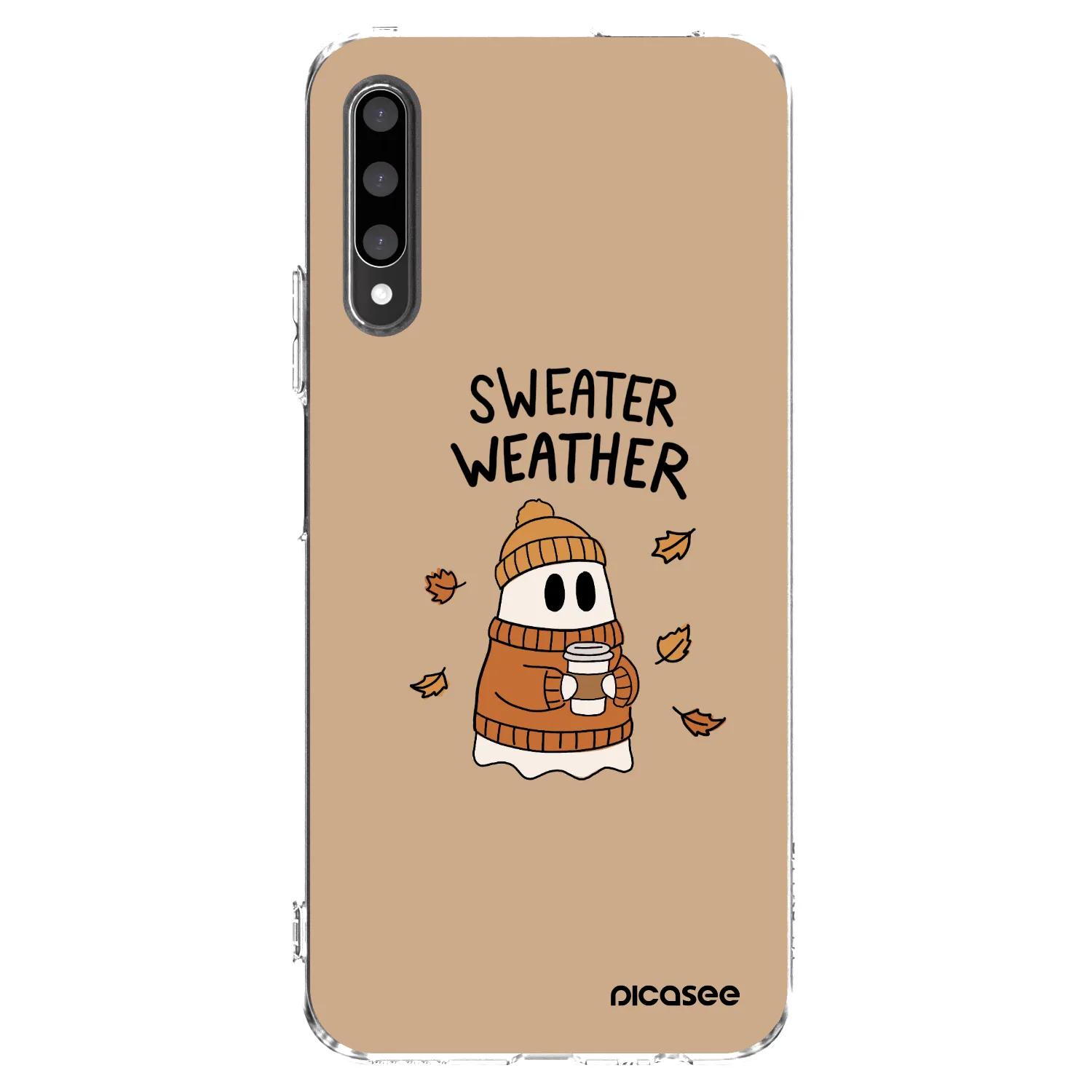 Picasee διαφανής θήκη σιλικόνης Honor 9X Pro - Sweater ghost
