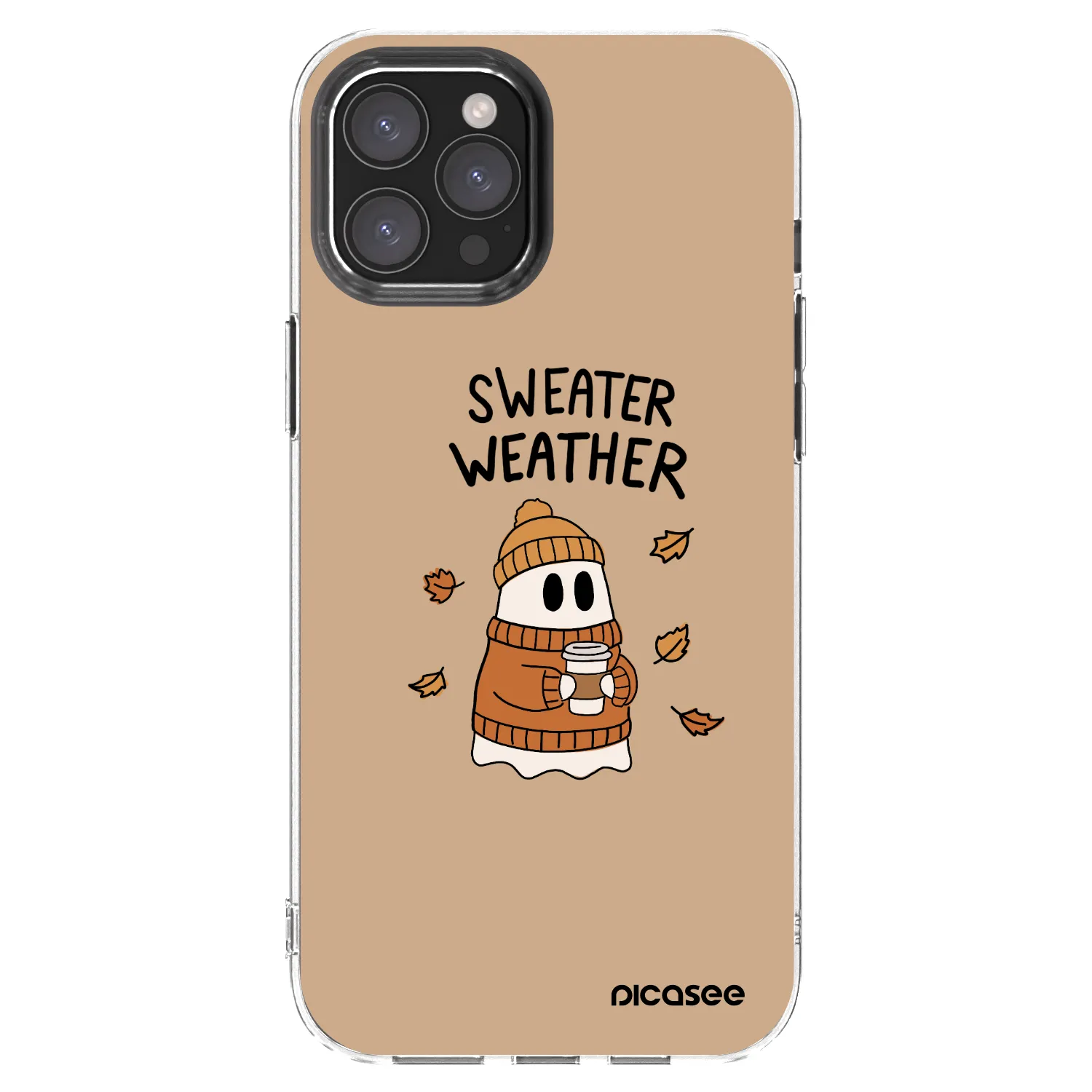 Picasee διαφανής θήκη σιλικόνης Apple iPhone 12 Pro Max - Sweater ghost