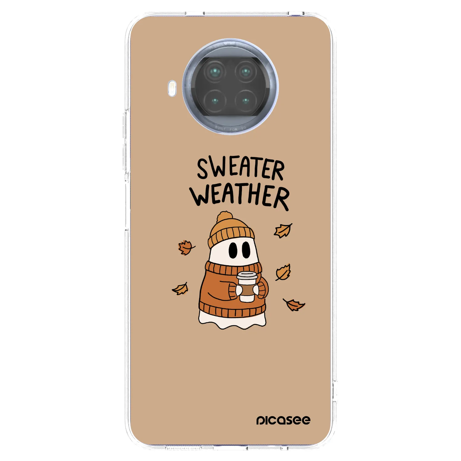 Picasee διαφανής θήκη σιλικόνης Xiaomi Mi 10T Lite - Sweater ghost