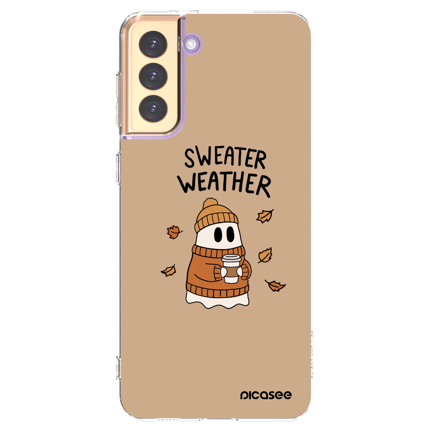 Picasee διαφανής θήκη σιλικόνης Samsung Galaxy S21+ 5G G996F - Sweater ghost