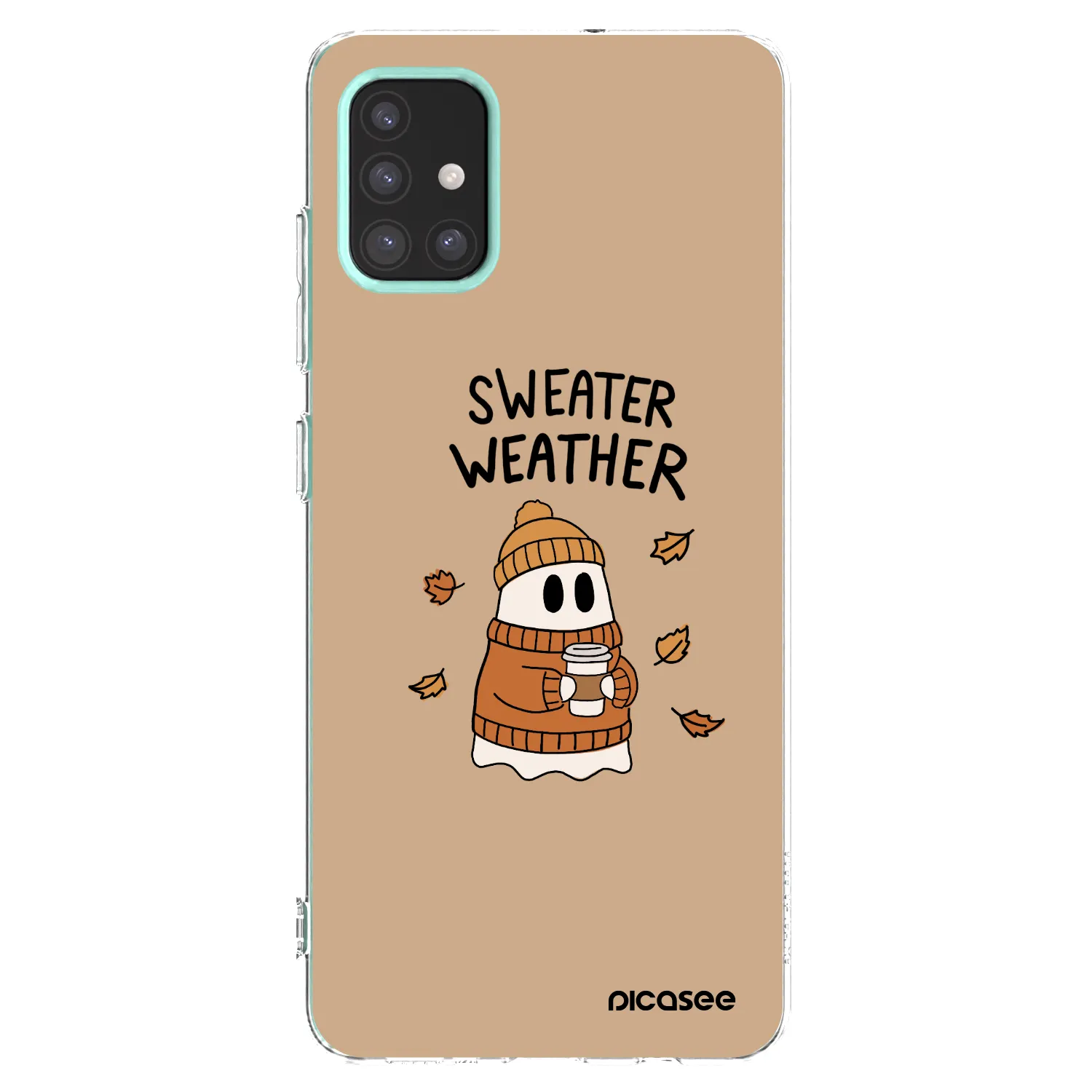 Picasee διαφανής θήκη σιλικόνης Samsung Galaxy M31s - Sweater ghost
