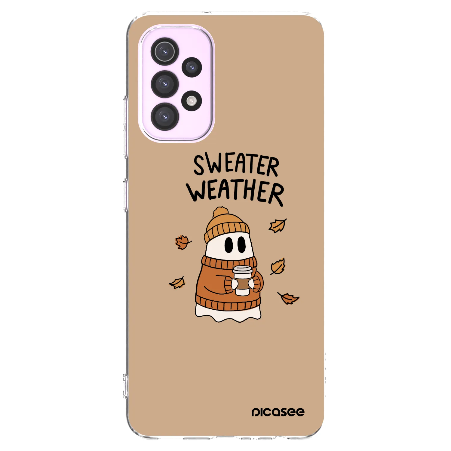 Picasee διαφανής θήκη σιλικόνης Samsung Galaxy A32 5G A326B - Sweater ghost