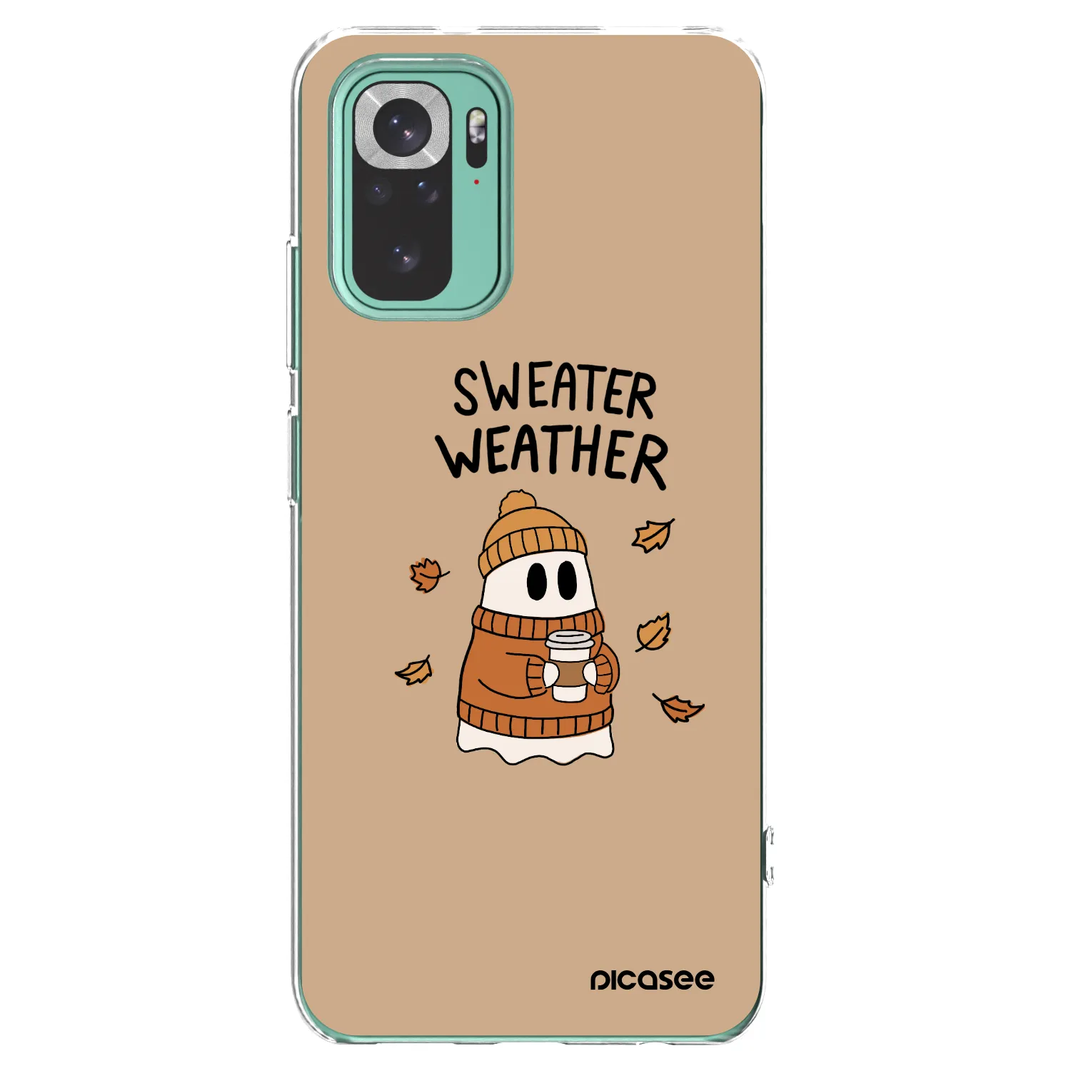 Picasee διαφανής θήκη σιλικόνης Xiaomi Redmi Note 10 Pro - Sweater ghost