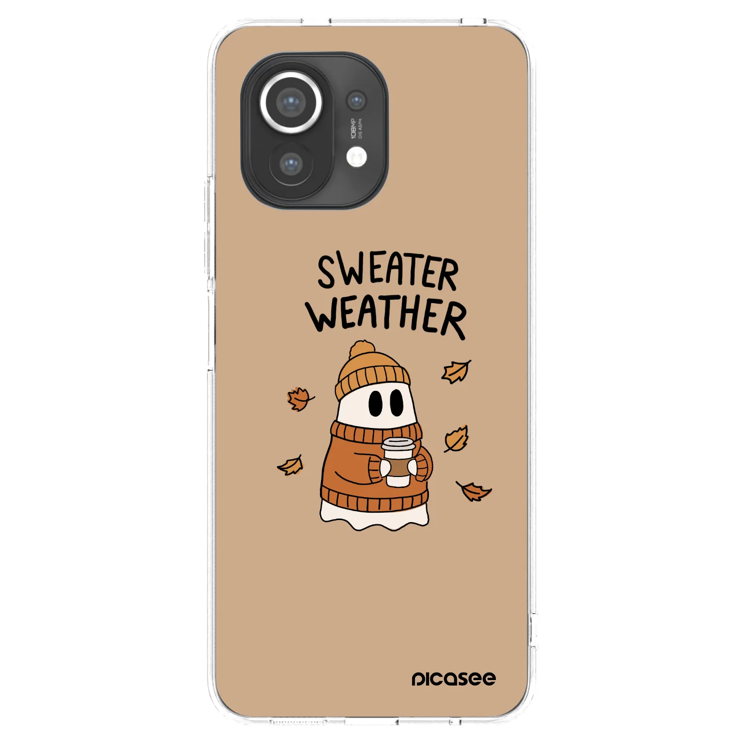 Picasee διαφανής θήκη σιλικόνης Xiaomi Mi 11 - Sweater ghost