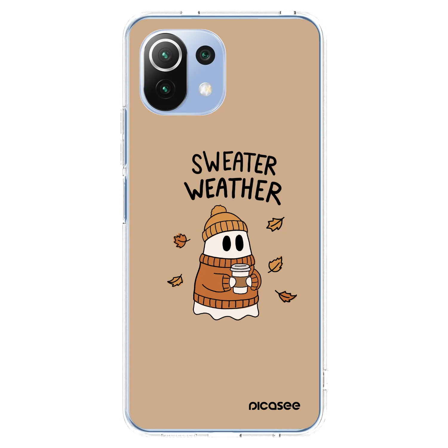 Picasee διαφανής θήκη σιλικόνης Xiaomi Mi 11 Lite - Sweater ghost