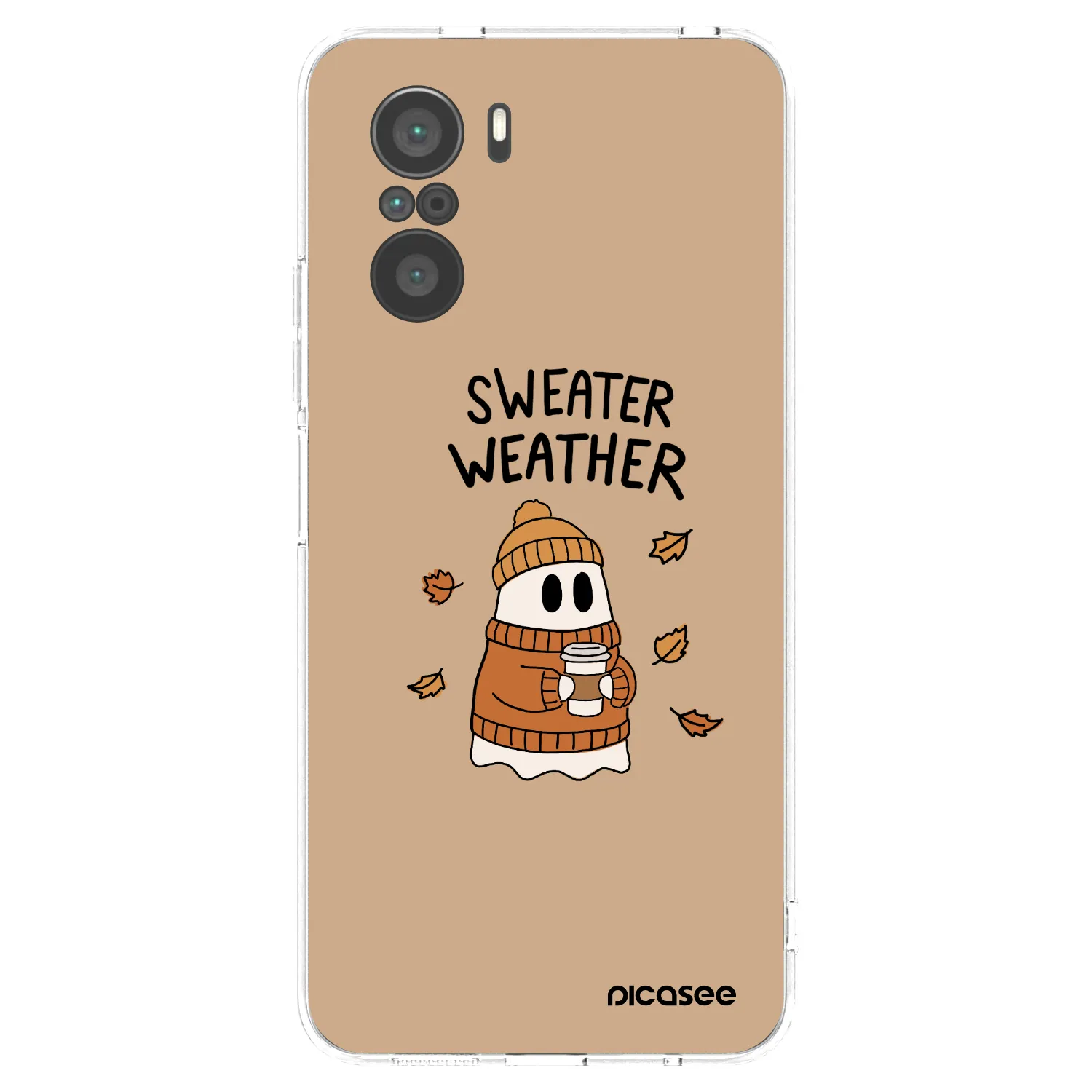 Picasee διαφανής θήκη σιλικόνης Xiaomi Poco F3 - Sweater ghost