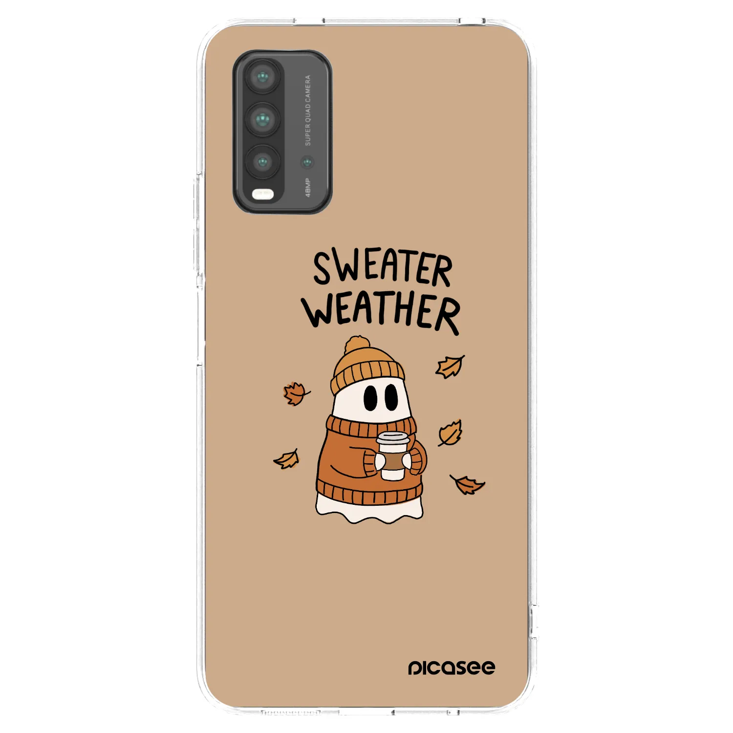 Picasee διαφανής θήκη σιλικόνης Xiaomi Redmi 9T - Sweater ghost