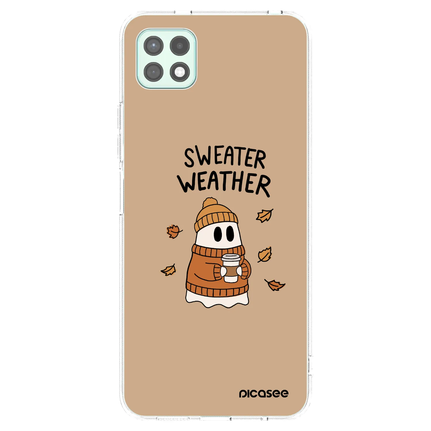 Picasee διαφανής θήκη σιλικόνης Samsung Galaxy A22 A226B 5G - Sweater ghost