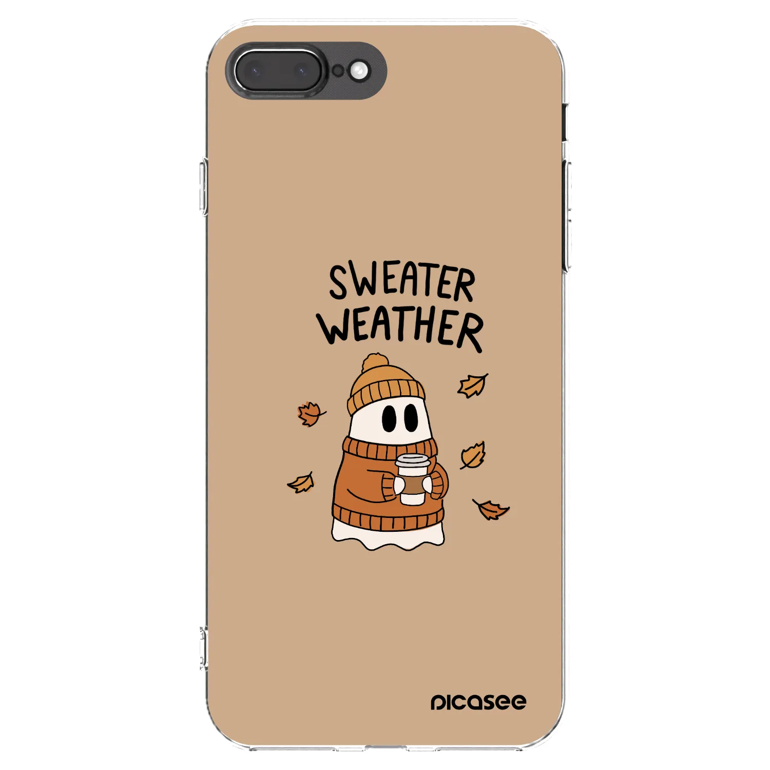 Picasee διαφανής θήκη σιλικόνης Apple iPhone 7 Plus - Sweater ghost