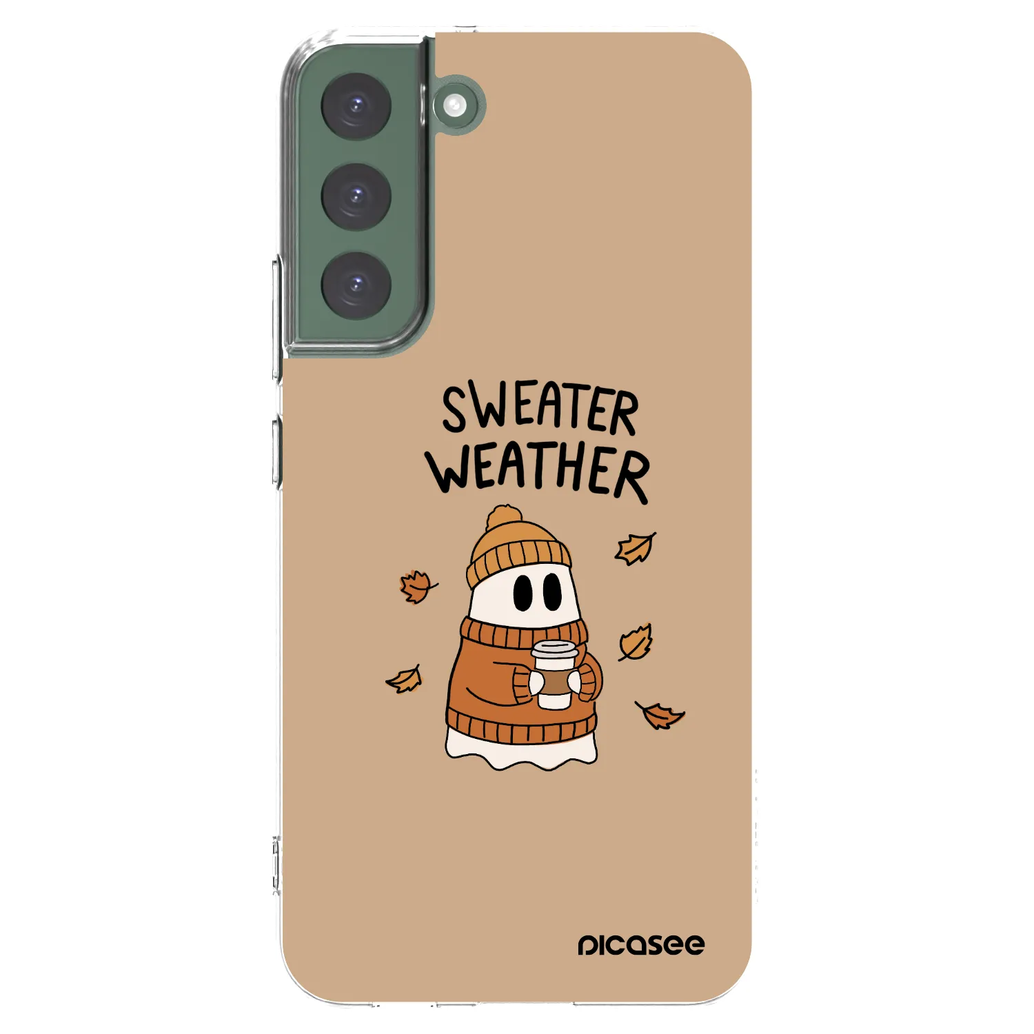 Picasee διαφανής θήκη σιλικόνης Samsung Galaxy S22+ 5G - Sweater ghost