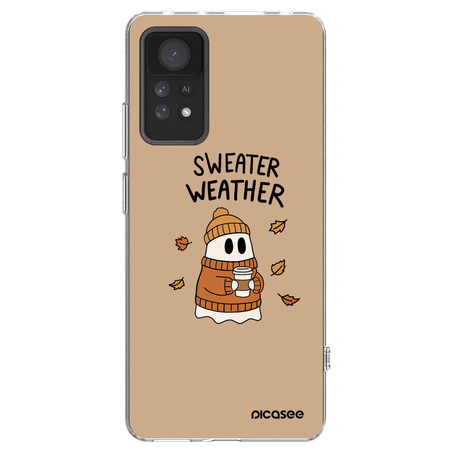 Picasee διαφανής θήκη σιλικόνης Xiaomi Redmi Note 11 Pro - Sweater ghost
