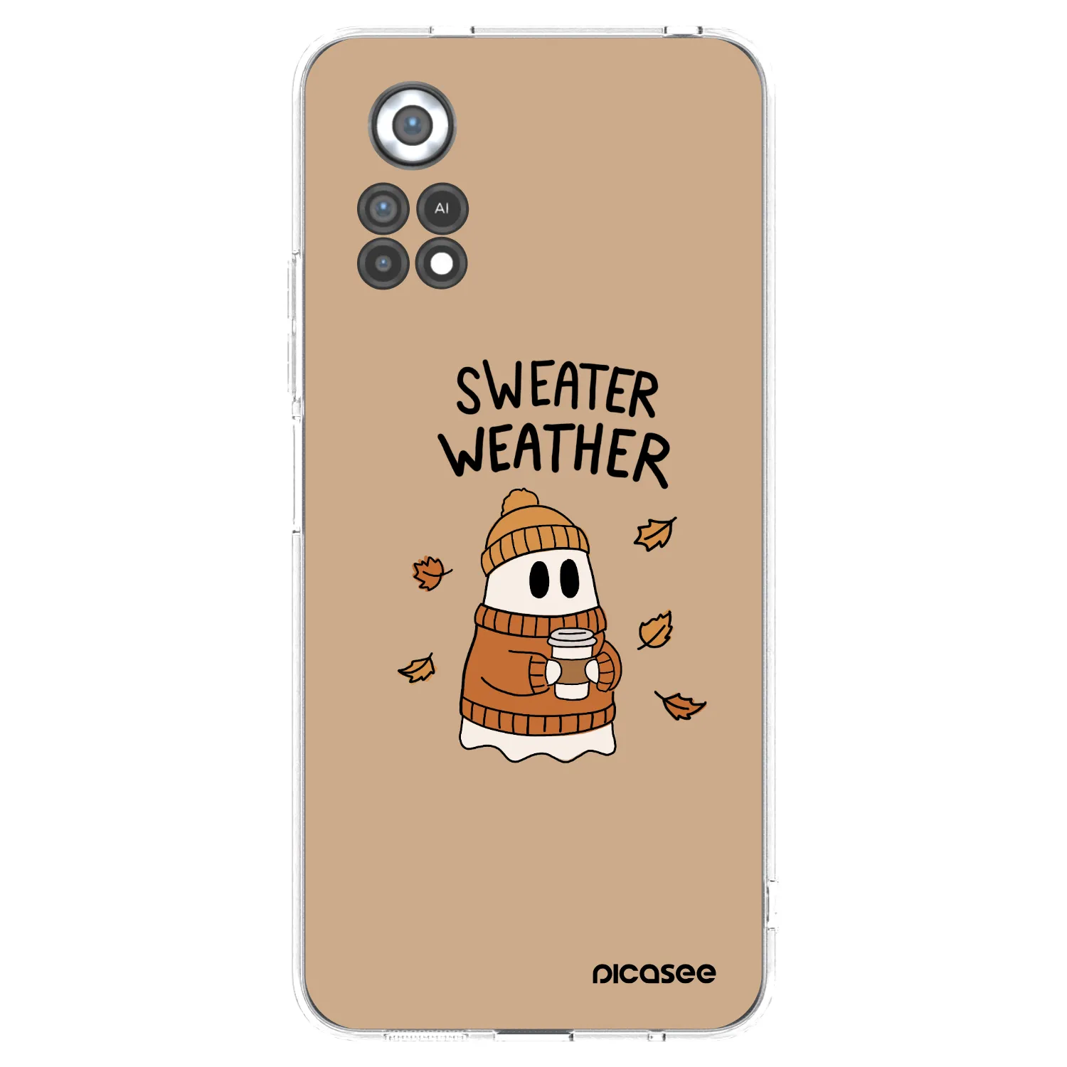 Picasee διαφανής θήκη σιλικόνης Xiaomi Poco X4 Pro 5G - Sweater ghost