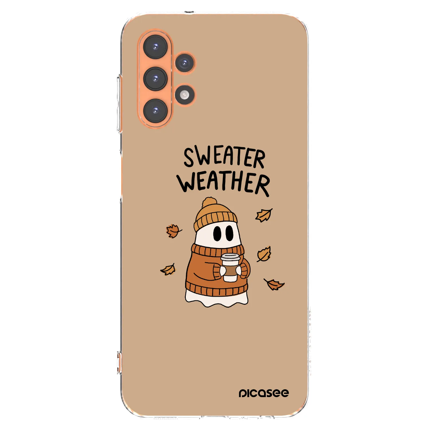Picasee διαφανής θήκη σιλικόνης Samsung Galaxy A13 4G A135 - Sweater ghost