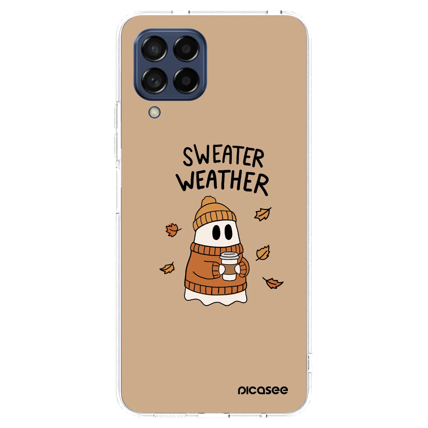 Picasee διαφανής θήκη σιλικόνης Samsung Galaxy M53 5G - Sweater ghost