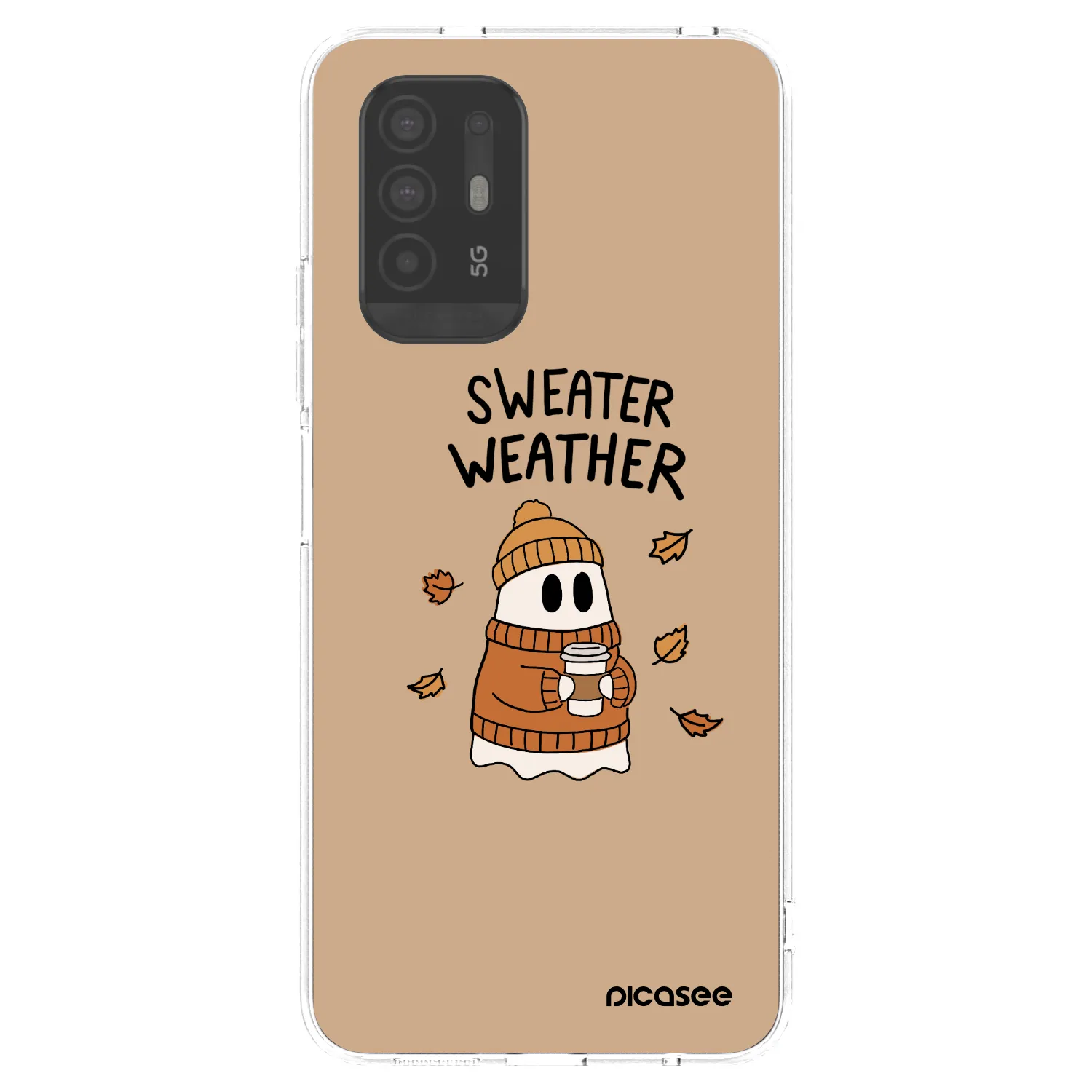 Picasee διαφανής θήκη σιλικόνης OPPO A94 5G - Sweater ghost