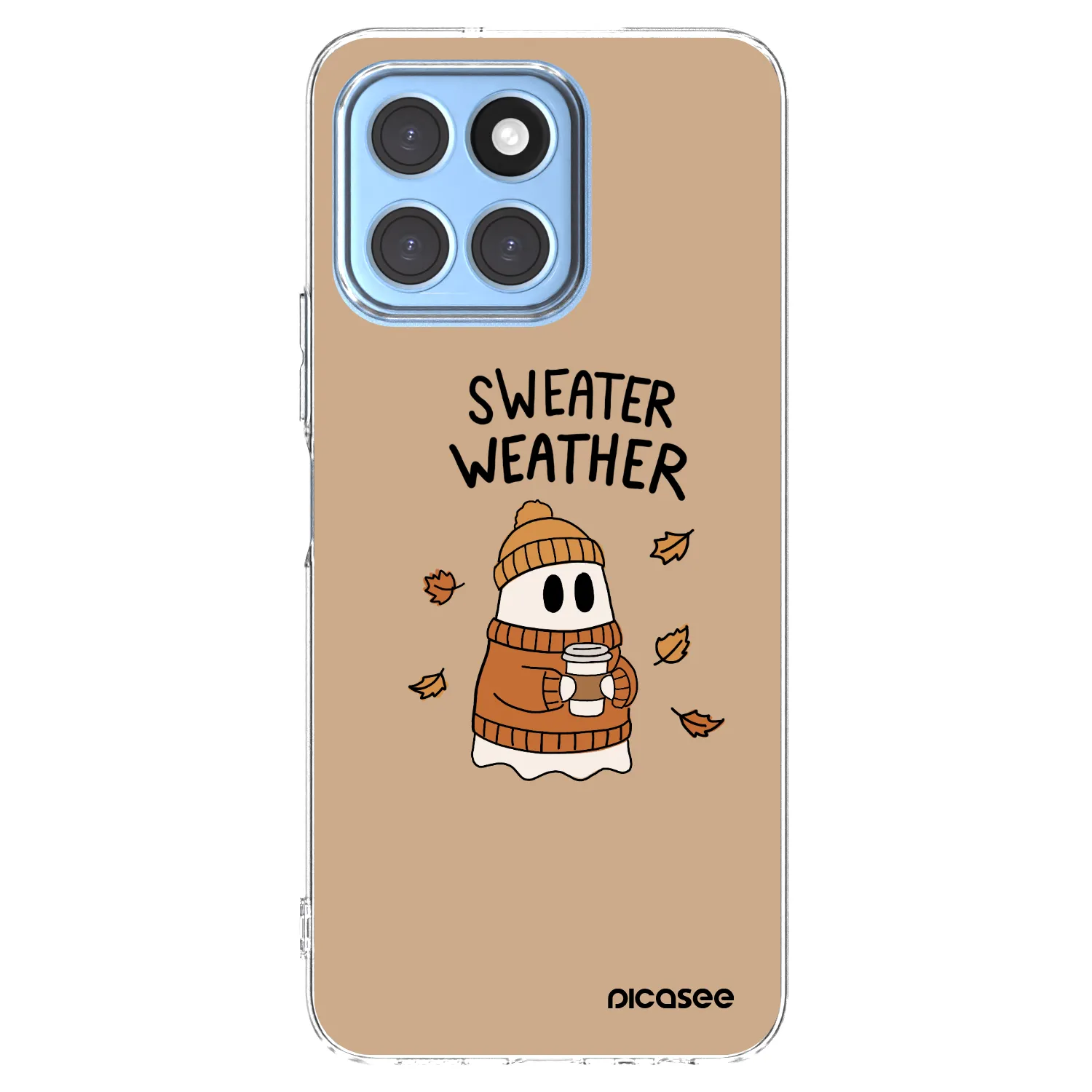 Picasee διαφανής θήκη σιλικόνης Honor X6 - Sweater ghost