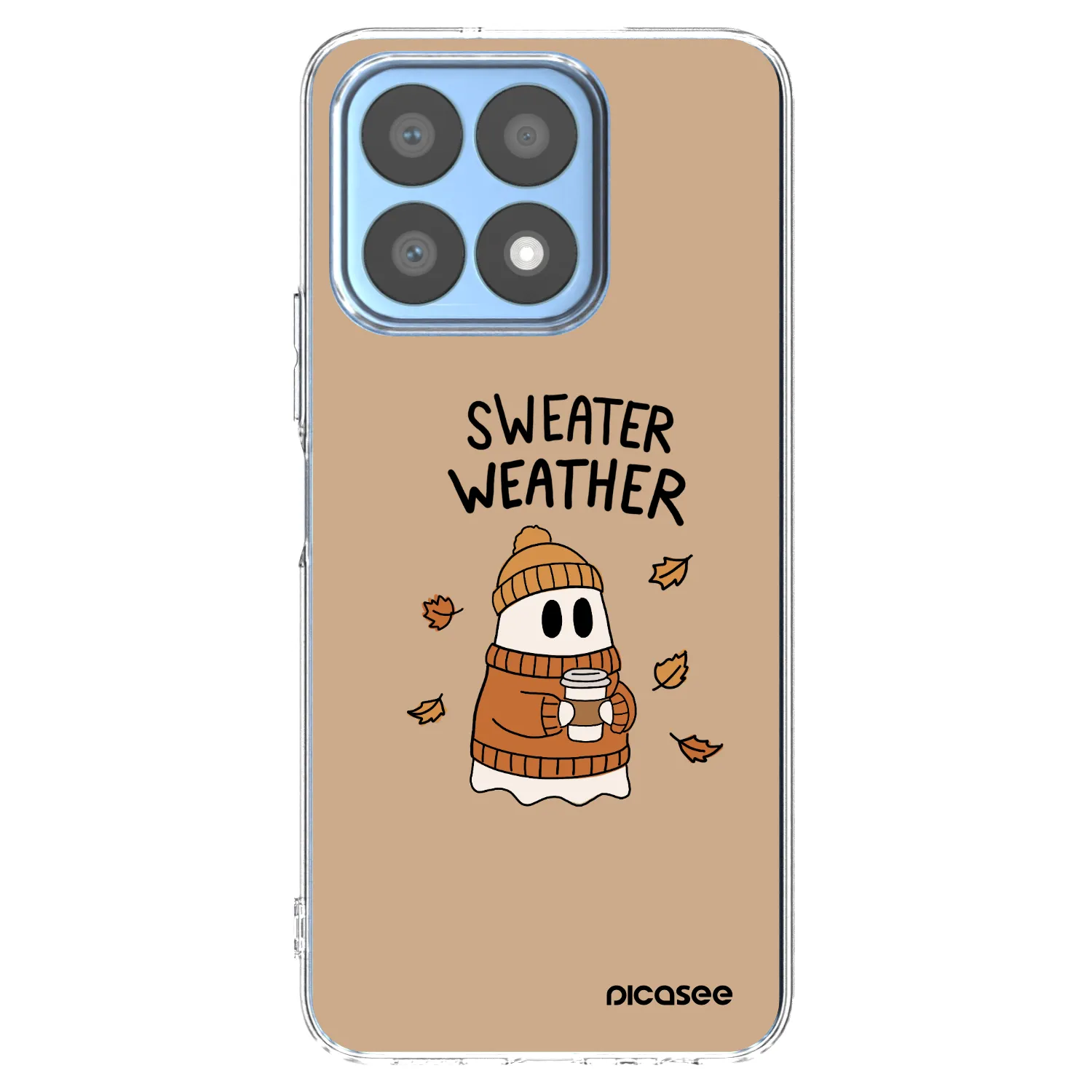 Picasee διαφανής θήκη σιλικόνης Honor X8a - Sweater ghost