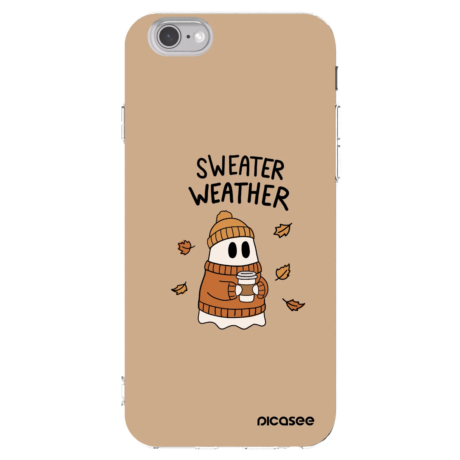 Picasee διαφανής θήκη σιλικόνης Apple iPhone 6/6S - Sweater ghost