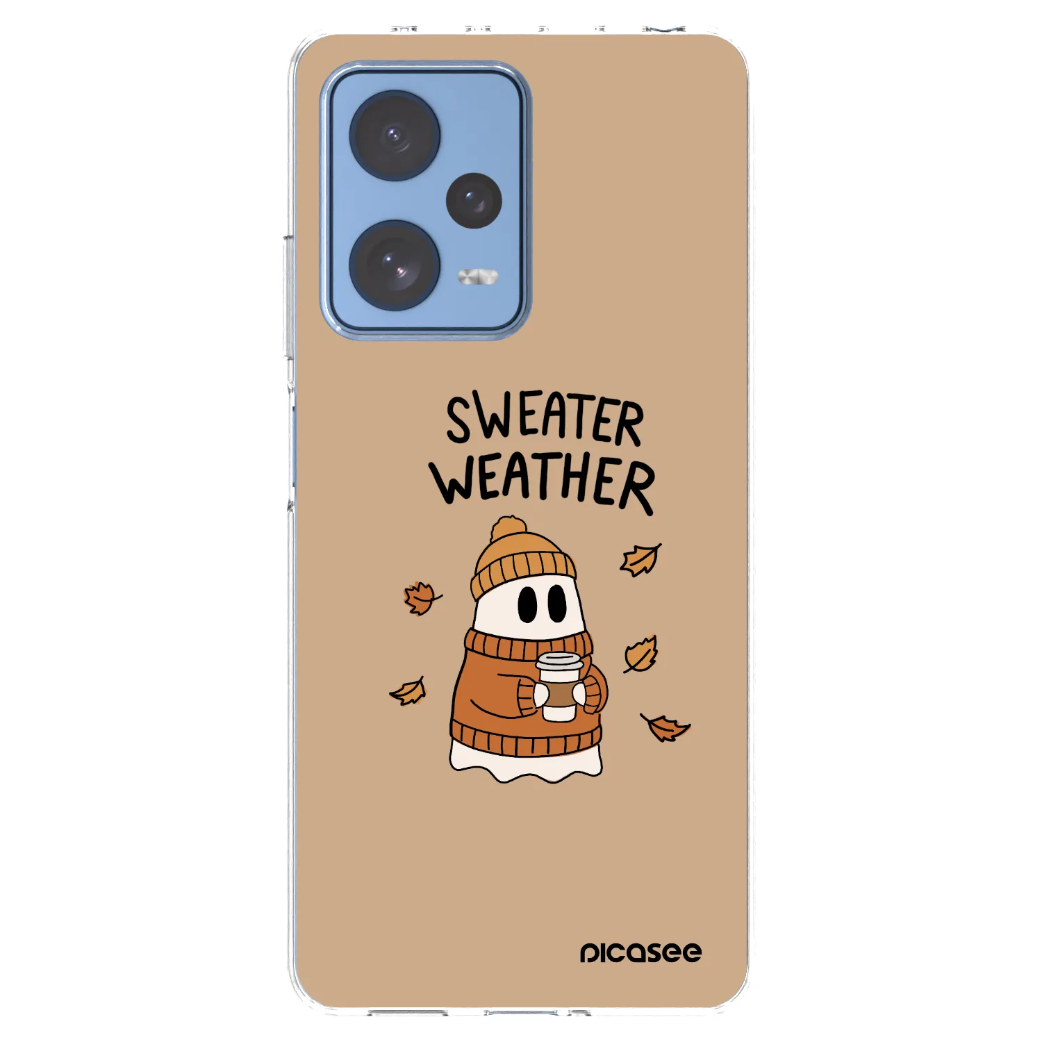 Picasee διαφανής θήκη σιλικόνης Xiaomi Redmi Note 12 Pro 5G - Sweater ghost