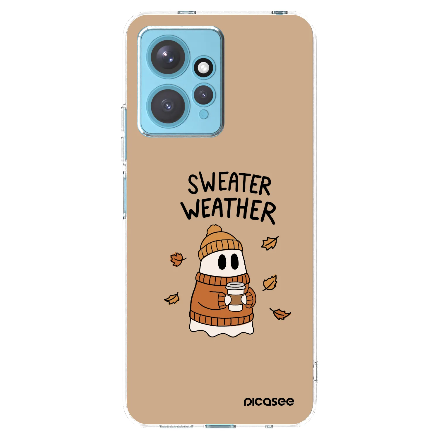 Picasee διαφανής θήκη σιλικόνης Xiaomi Redmi Note 12 4G - Sweater ghost