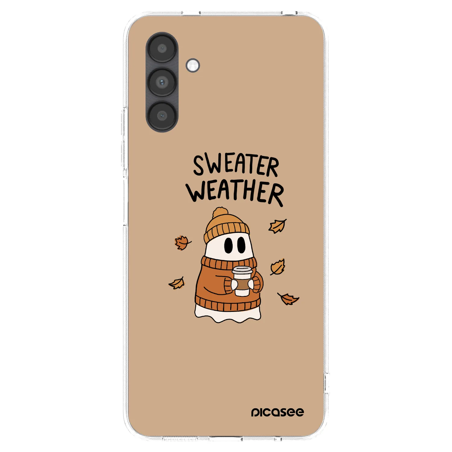 Picasee διαφανής θήκη σιλικόνης Samsung Galaxy A04s A047F - Sweater ghost