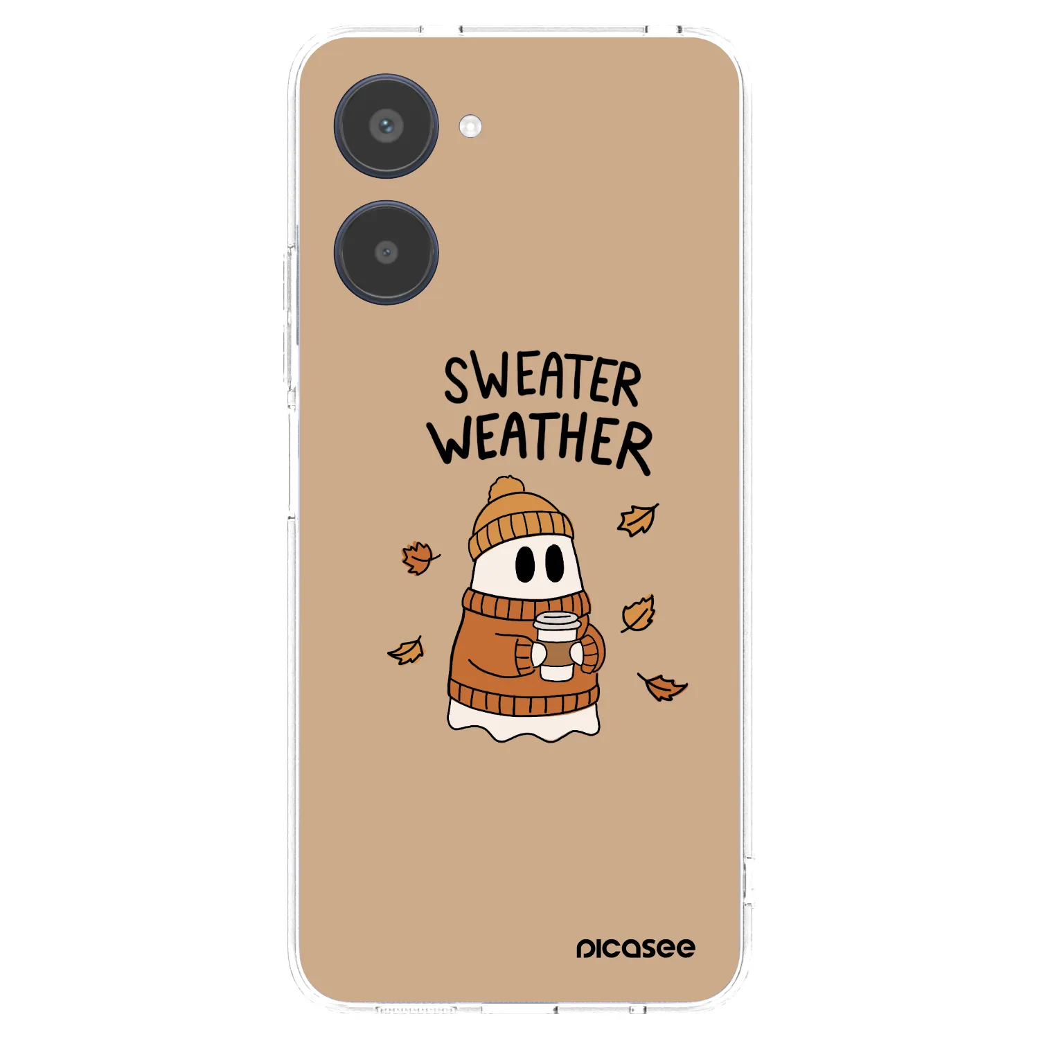 Picasee διαφανής θήκη σιλικόνης Realme 10 4G - Sweater ghost
