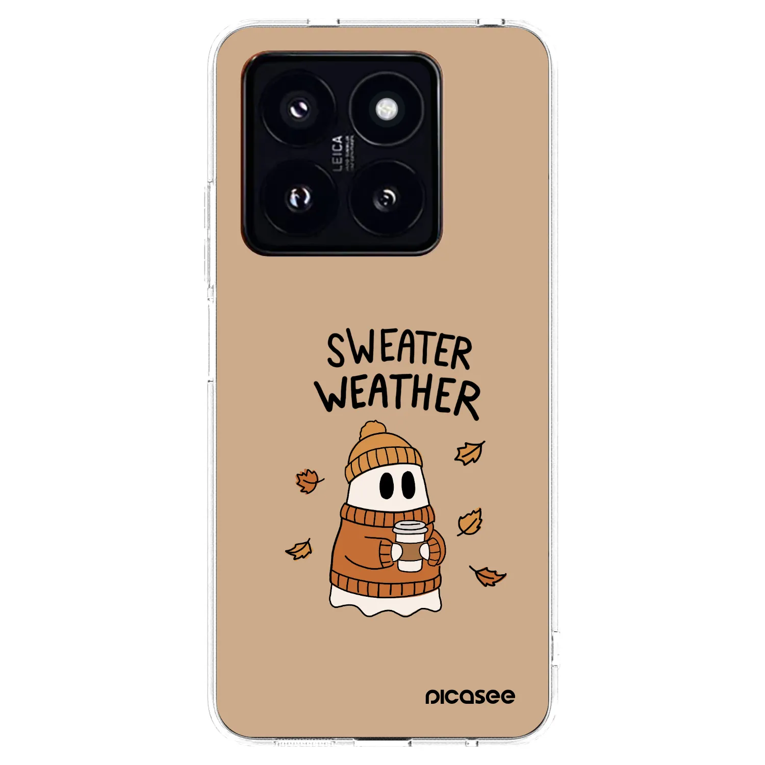 Picasee διαφανής θήκη σιλικόνης Xiaomi 14 Pro - Sweater ghost