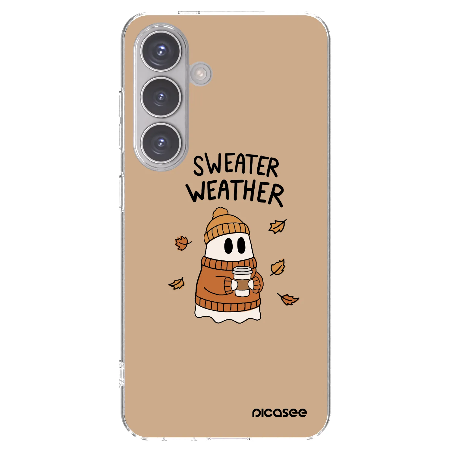 Picasee διαφανής θήκη σιλικόνης Samsung Galaxy S24 S921B 5G - Sweater ghost