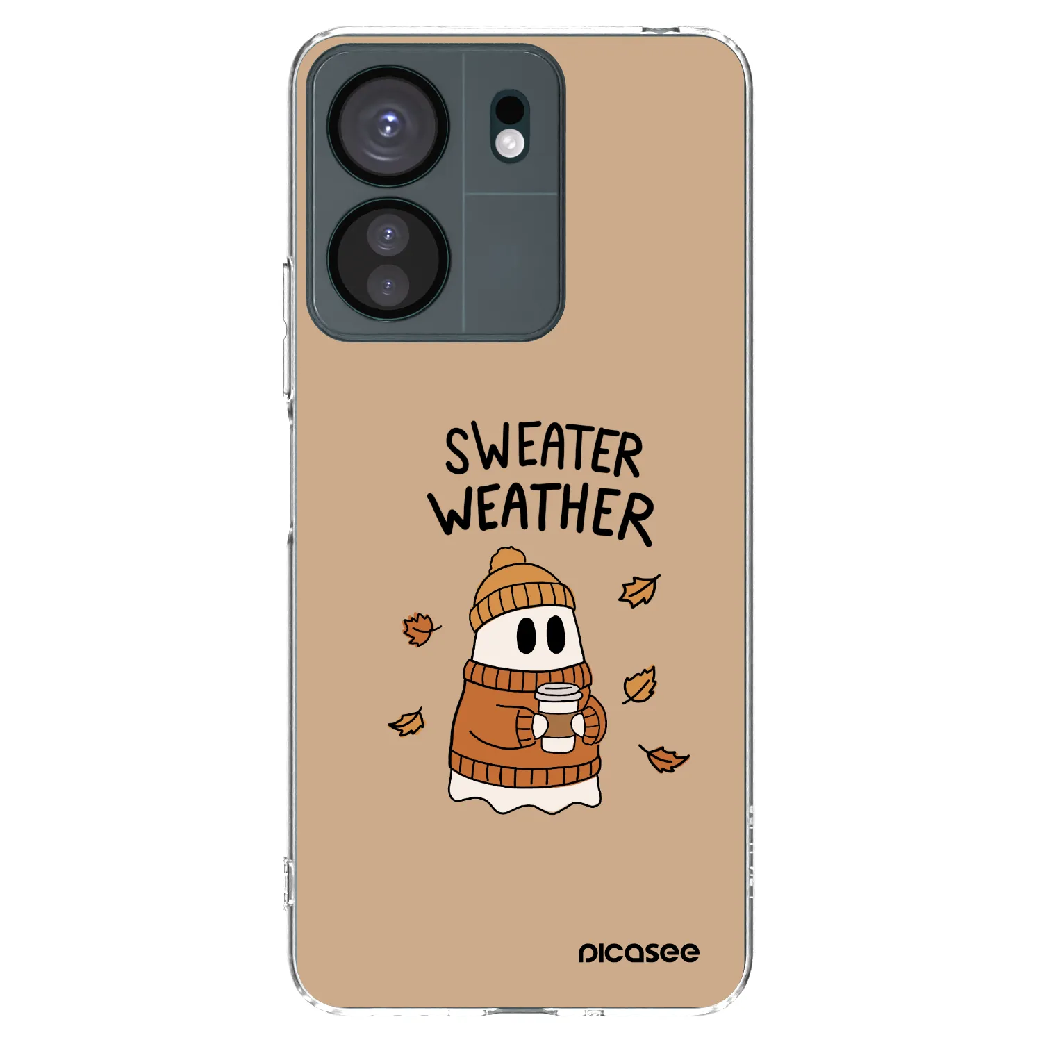 Picasee διαφανής θήκη σιλικόνης Xiaomi Redmi 13C 4G - Sweater ghost
