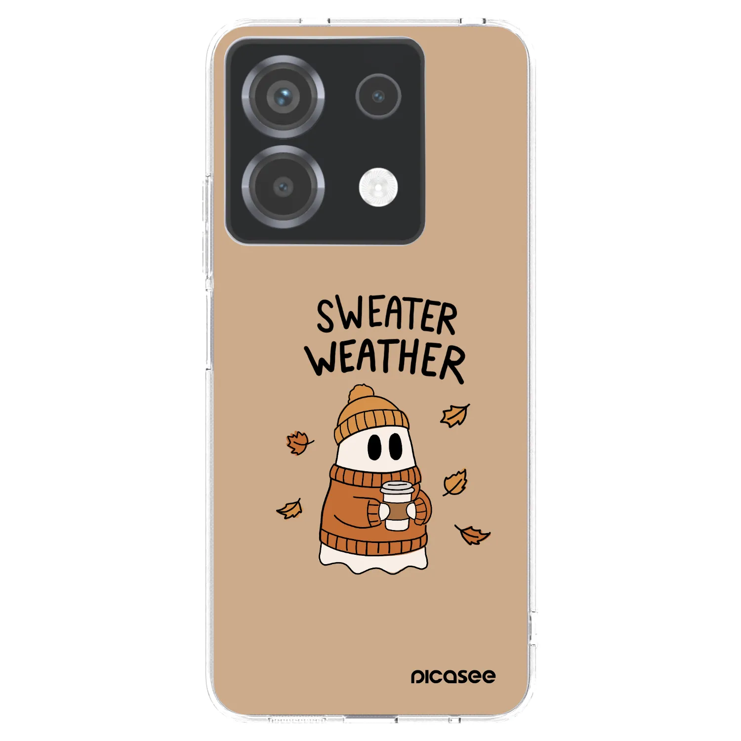 Picasee διαφανής θήκη σιλικόνης Xiaomi Poco X6 - Sweater ghost