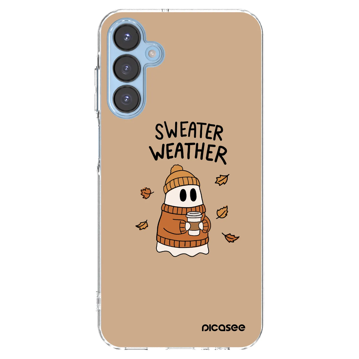 Picasee διαφανής θήκη σιλικόνης Samsung Galaxy A15 A156B 5G - Sweater ghost