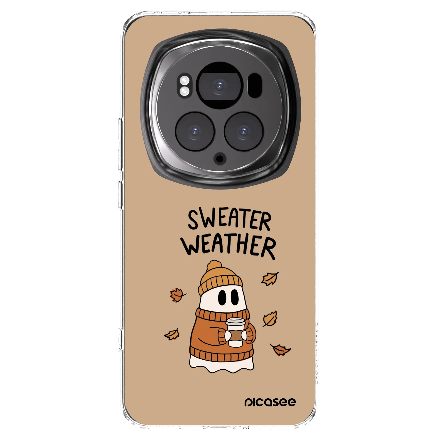 Picasee διαφανής θήκη σιλικόνης Honor Magic6 Pro - Sweater ghost