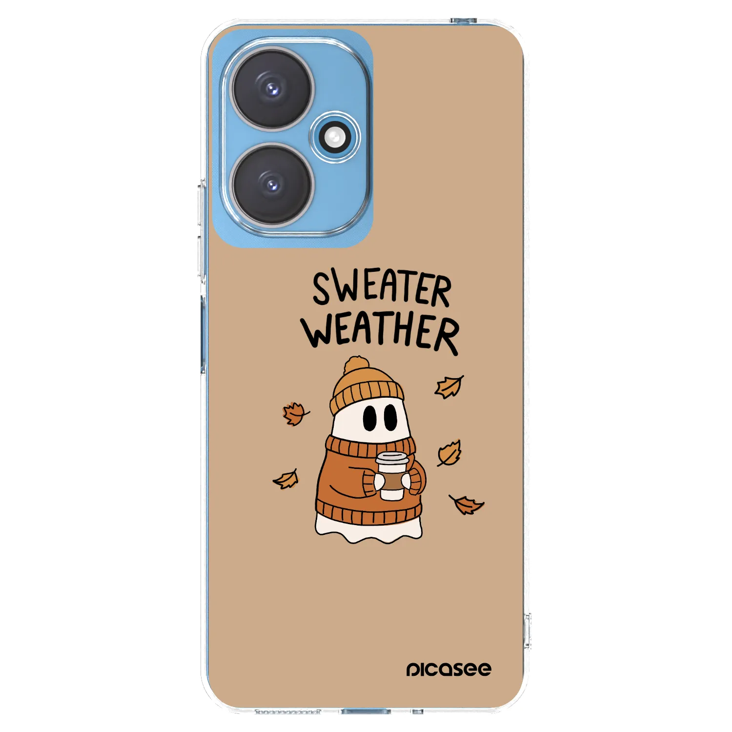 Picasee διαφανής θήκη σιλικόνης Xiaomi Redmi 13C 5G - Sweater ghost