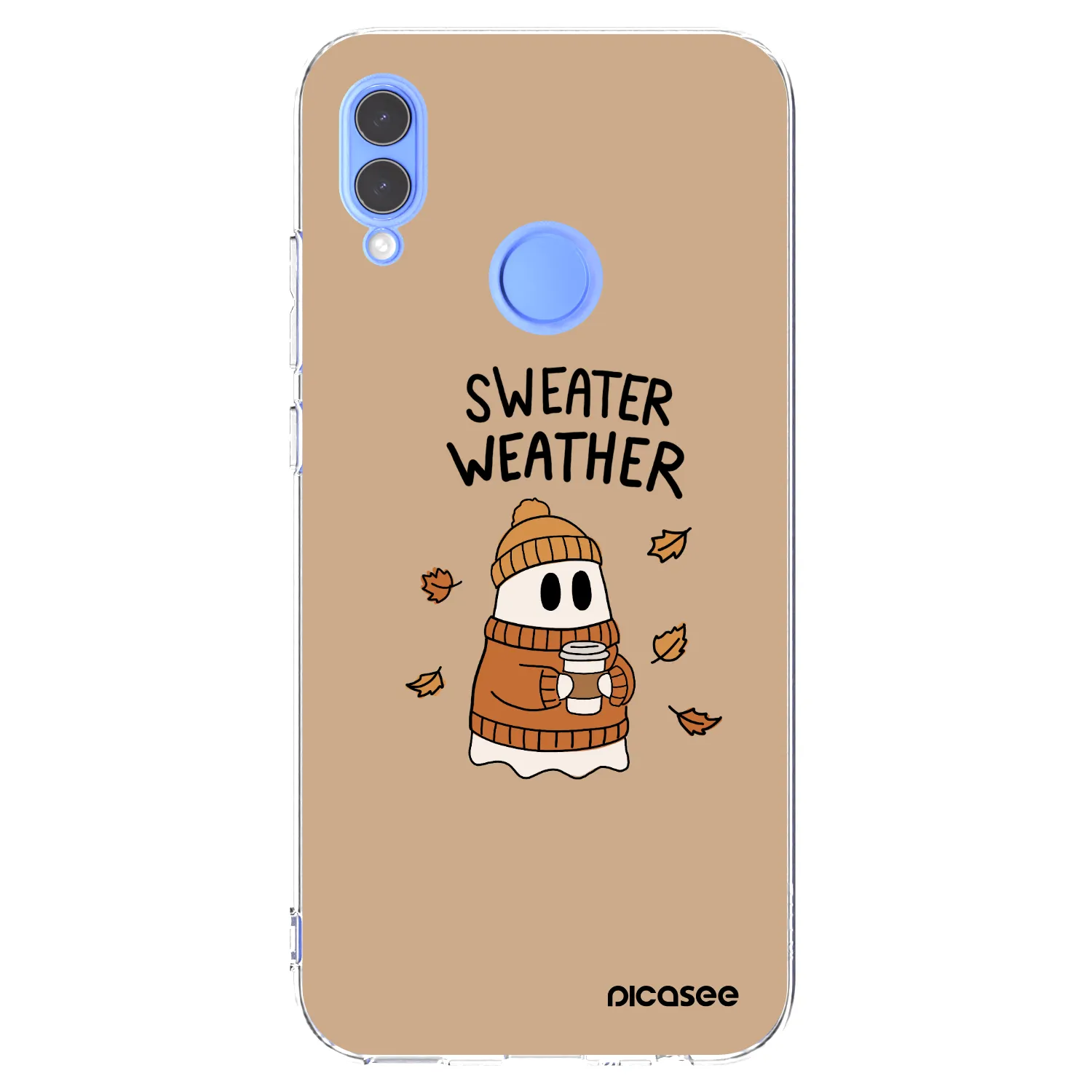 Picasee διαφανής θήκη σιλικόνης Huawei P Smart 2019 - Sweater ghost
