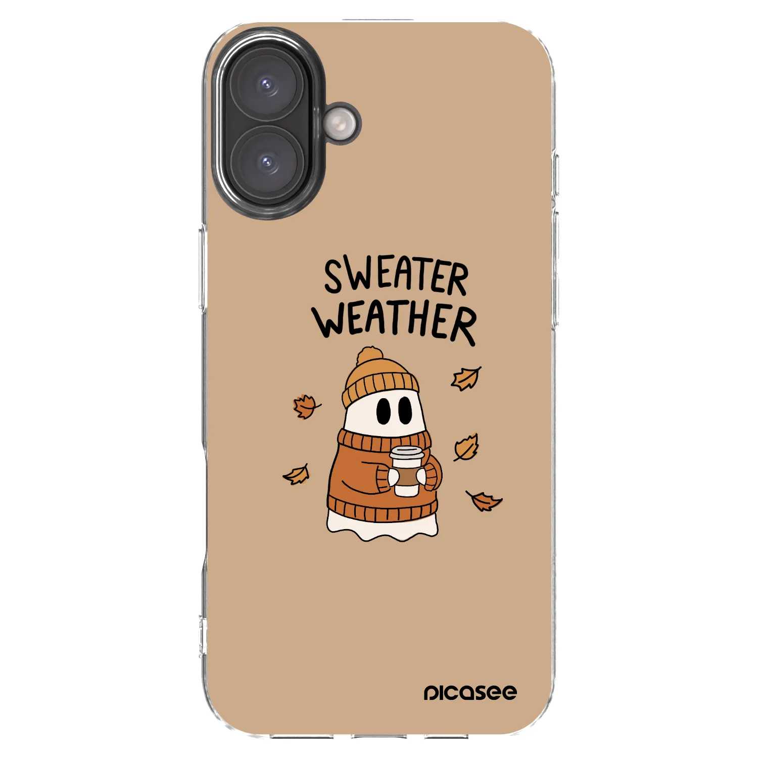 Picasee διαφανής θήκη σιλικόνης Apple iPhone 16 Plus - Sweater ghost