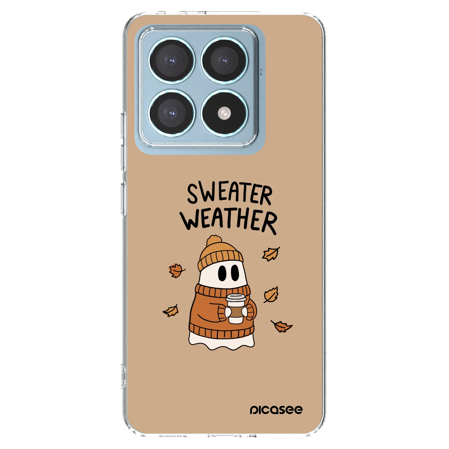 Picasee διαφανής θήκη σιλικόνης Xiaomi 14T Pro - Sweater ghost